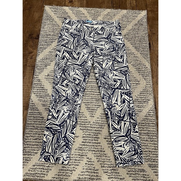 J.Mclaughlin Printed Leaves Jeans Size 6 - Picture 1 of 14